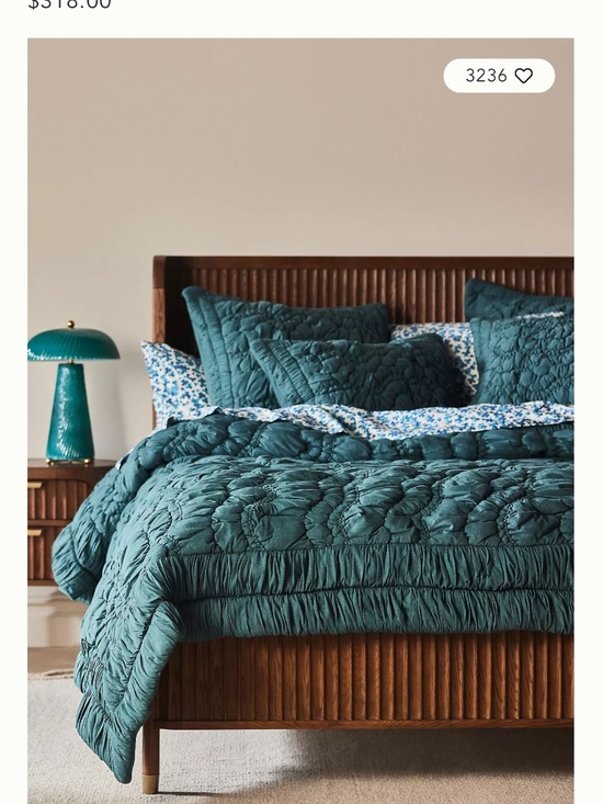 Anthropologie Other - Anthropologie Brooke 100% Cotton Jersey Quilt and Shams